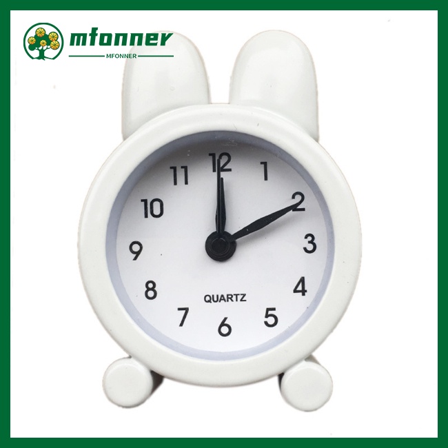 Đồng Hồ Báo Thức Mini Hình Thỏ Dễ Thương Cho Bé
