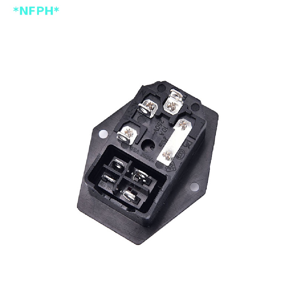 Ổ Cắm Cầu Chì 3Pin iec320 c14 10A 250V Mới