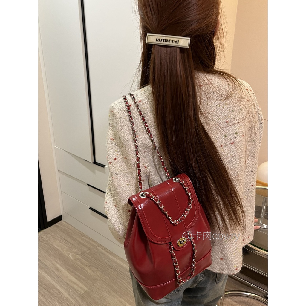 Túi Xách Đeo Vai Màu Đen / Vàng Phong Cách Hàn Quốc Thời Trang Cho Nữ