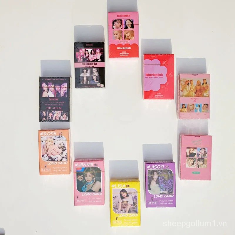 54 Ảnh Thẻ Bộ sưu tầm official photocard bo góc album mới nhất thần tượng tấm ảnh hình nhạc blackpink 3XLV