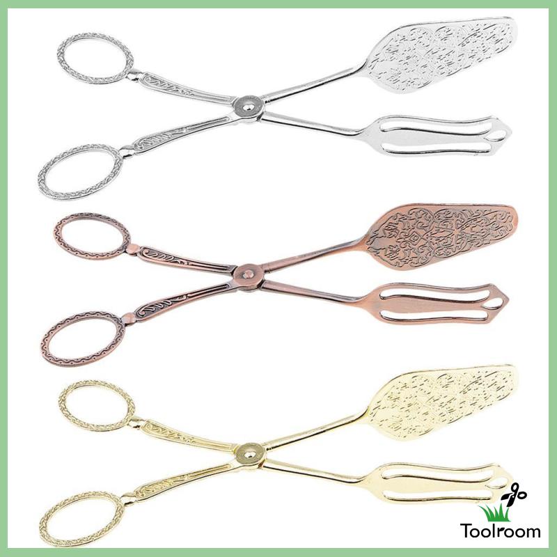 Kẹp Gắp Thức Ăn Bằng Kim Loại Dày Dặn Màu Vàng #1