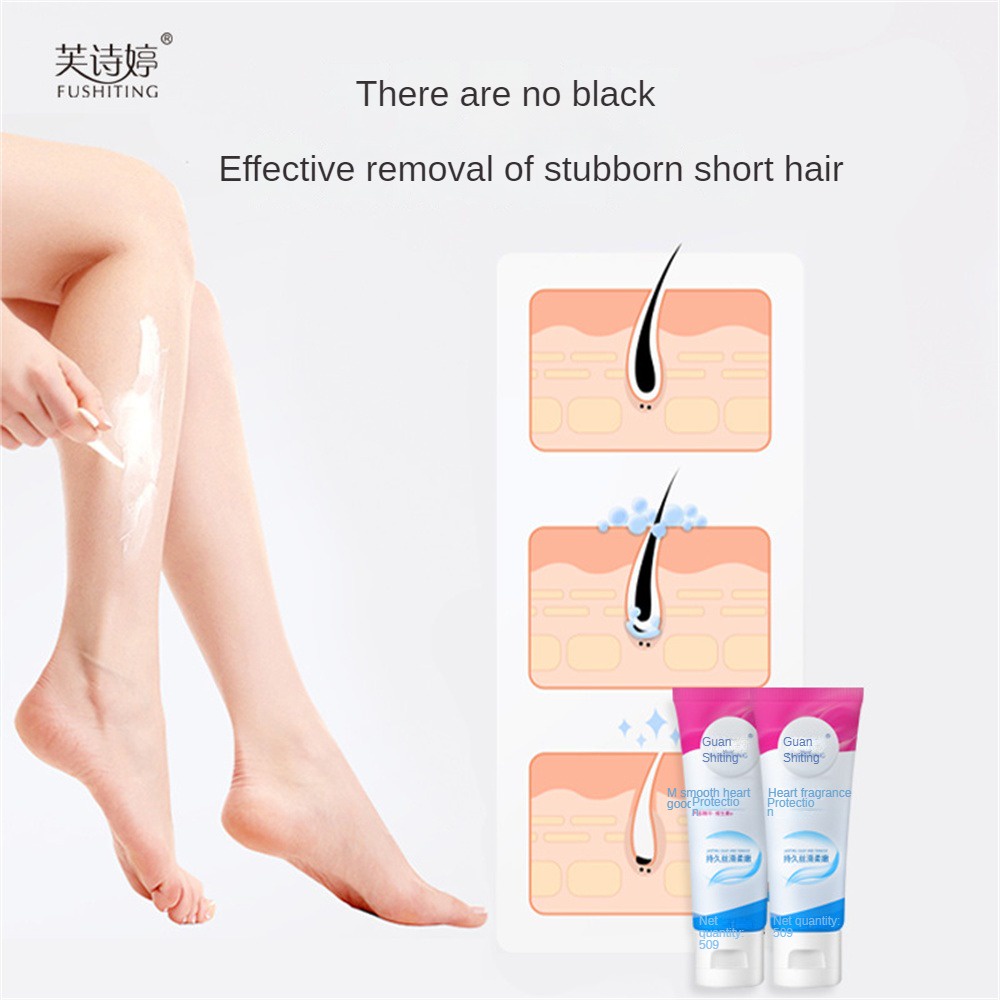 Kem làm rụng lông Nhẹ nhàng Không gây kích ứng Nuôi dưỡng Giữ ẩm cho da Loại bỏ lông nách Lông chân Lông tay Kem làm rụng lông cho Nam Nữ JULYSTAR