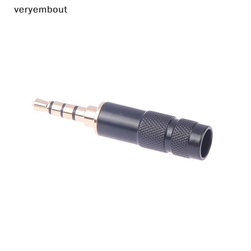 Đầu Nối Âm Thanh Mạ Vàng Chuyển Đổi Từ Giắc Cắm 3.5mm TRS Sang Cổng Cắm 3.5mm TRRS