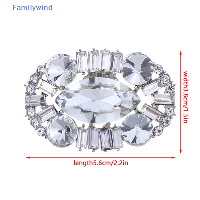 Familywind > Kẹp Giày Đính Đá Pha Lê Lấp Lánh Đơn Giản Trang Trí Dành Cho Nữ