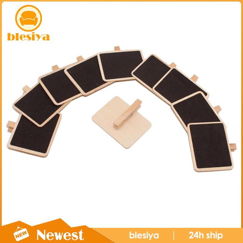 Set 10 Bảng Gỗ Ghi Chú Treo Tường Tiện Lợi Note