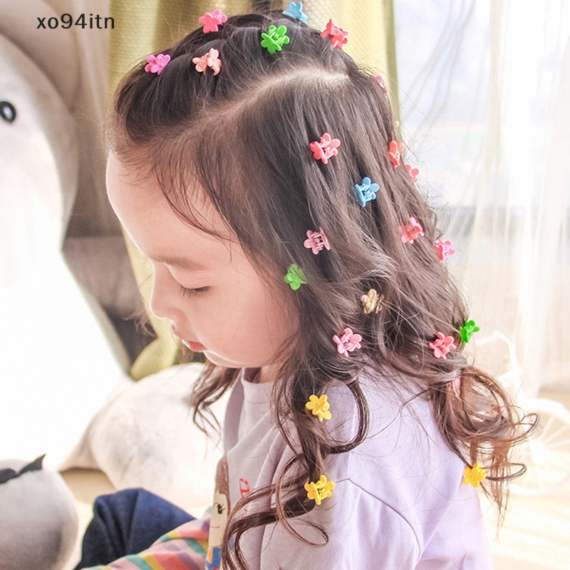 Set 10 Kẹp Tóc Hoa Dễ Thương Cho Bé Gái