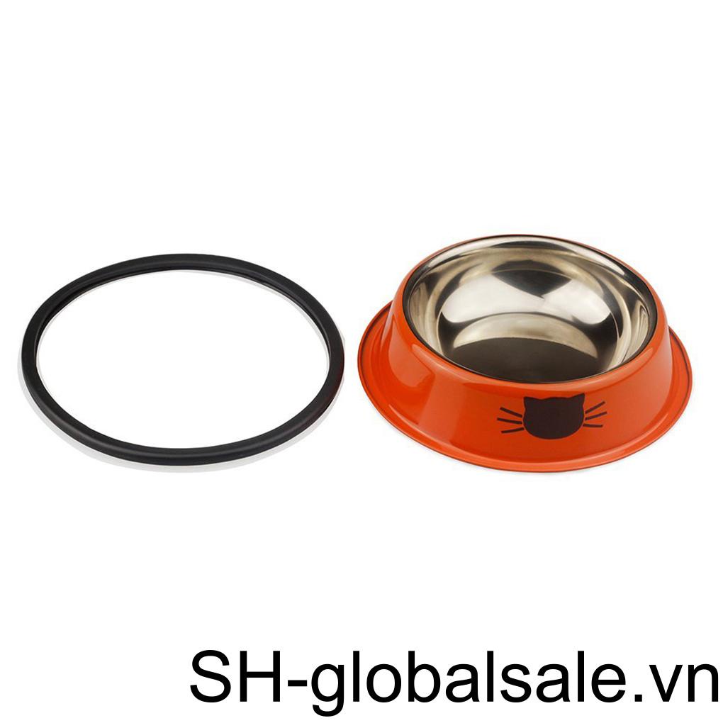 Bát Đựng Thức Ăn Nước Uống Bằng Thép Không Gỉ Dành Cho Chó Mèo