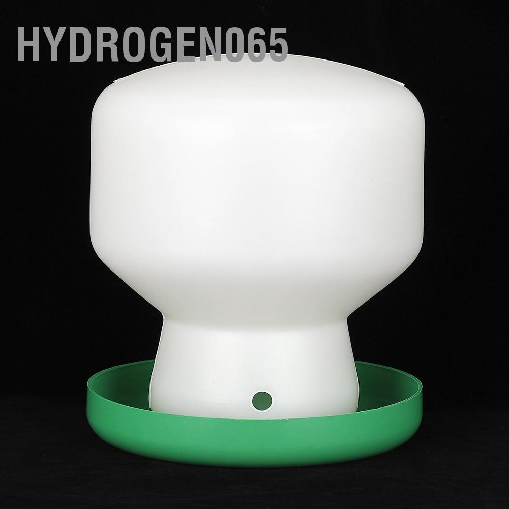 Hydrogen065 Lớn Nhựa Xanh Bao Trắng Nòng Vòi Nước Uống Tự Động Chim Ăn Đựng Cho Bồ Câu Vẹt
