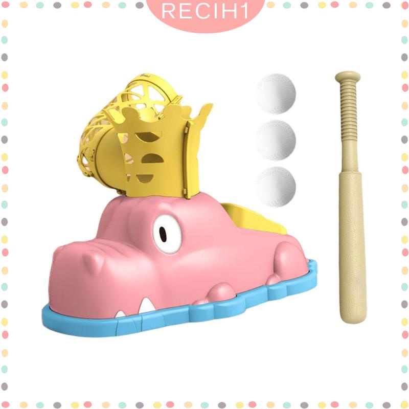 [Recih] Đồ Chơi Máy Ném Bóng Chày Tập Thể Dục Ngoài Trời Cho Trẻ Em