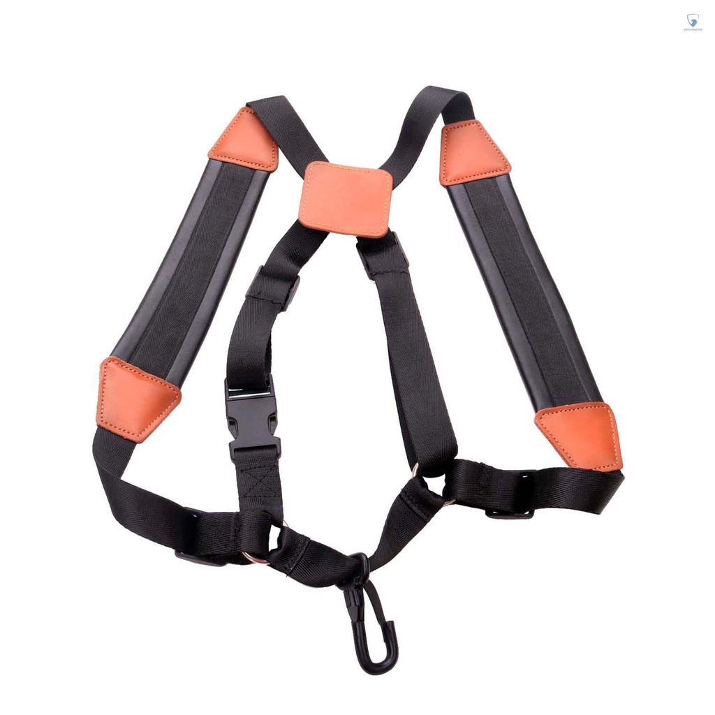 Dây Đeo Vai / Đệm Bằng Da Có Thể Điều Chỉnh Cho Kèn Saxophone Soprano Alto Baritone Saxophone