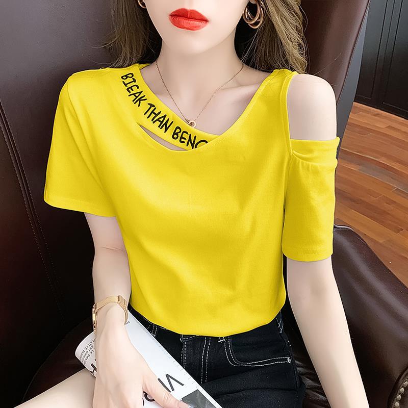 Áo Thun Nữ Ngắn Tay Hở Vai Thời Trang