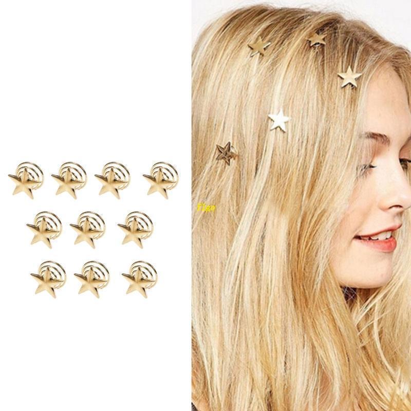 Kẹp Tóc Ngôi Sao Dạng Xoắn Ốc Thời Trang Cho Nữ