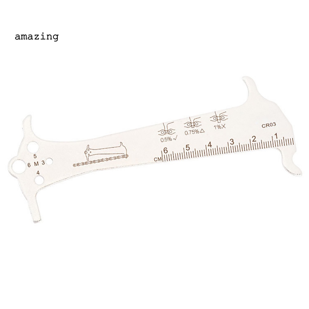 Thước Đo Dây Xích Xe Đạp 3 Trong 1 Kèm Móc Tiện Dụng