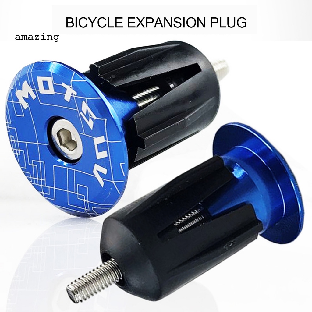 Bộ 2 Nút Gắn Tay Cầm Xe Đạp Leo Núi Bằng Hợp Kim Nhôm