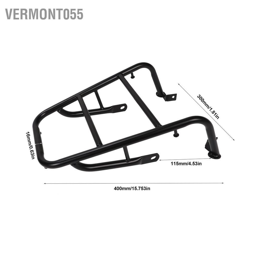 Vermont055 Xe Máy Ghế Sau Hành Lý Giá Để Đồ Bằng Thép Carbon Tàu Sân Bay Hàng Hóa Hỗ Trợ Đỡ Kệ Gắn Cho XT250 SEROW Cerro 250