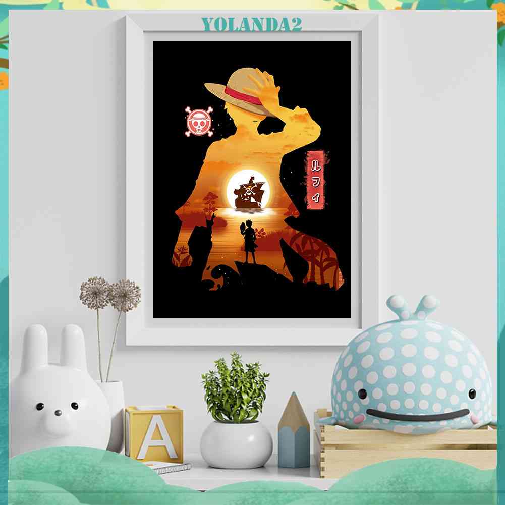 Bộ Tranh Đính Đá 5D Họa Tiết Hoạt Hình Độc Đáo DIY Dùng Trang Trí Nhà Cửa