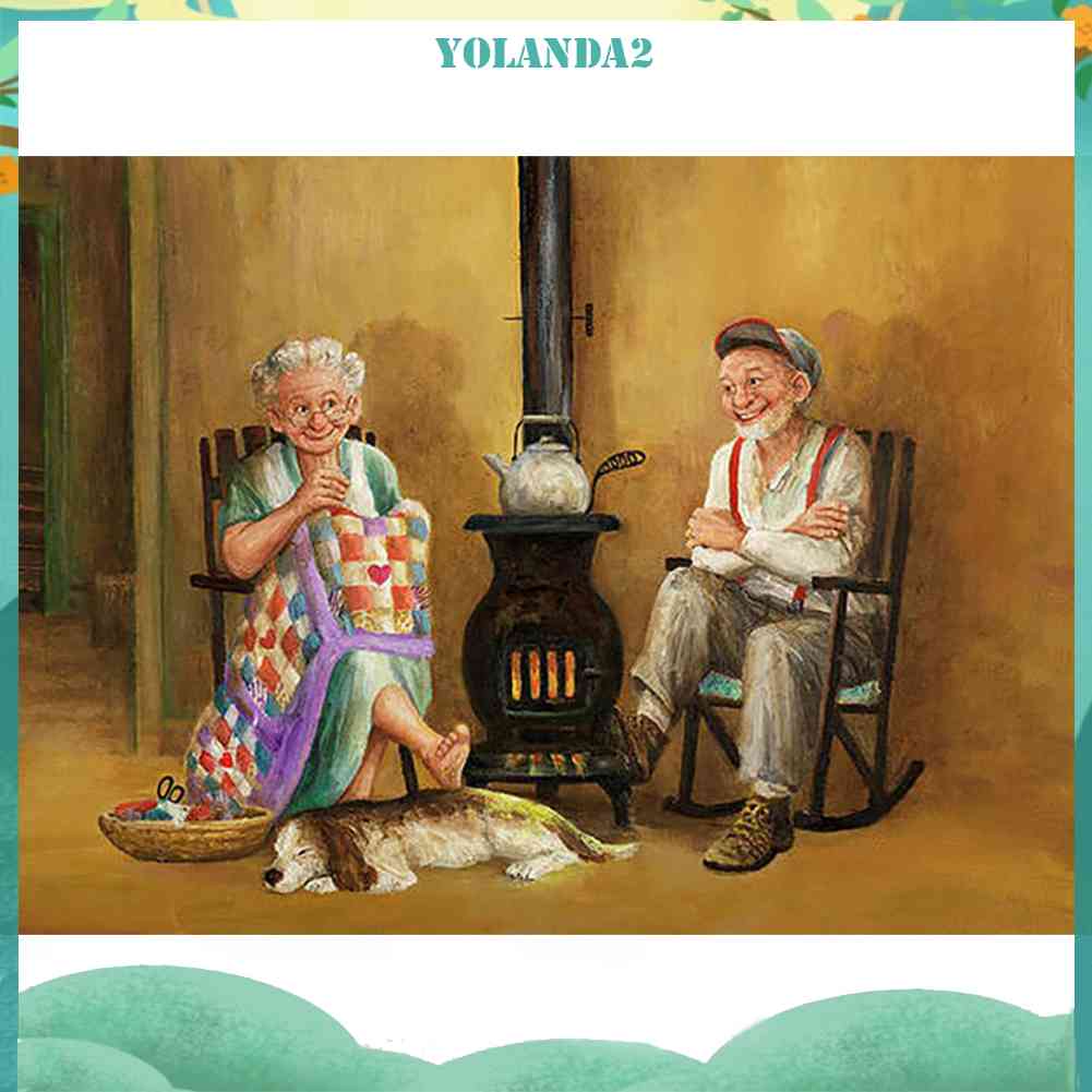 Tranh Đính Đá Kim Cương Toàn Bộ 5D DIY Hình Cặp Đôi Lãng Mạn Trang Trí Nhà Cửa