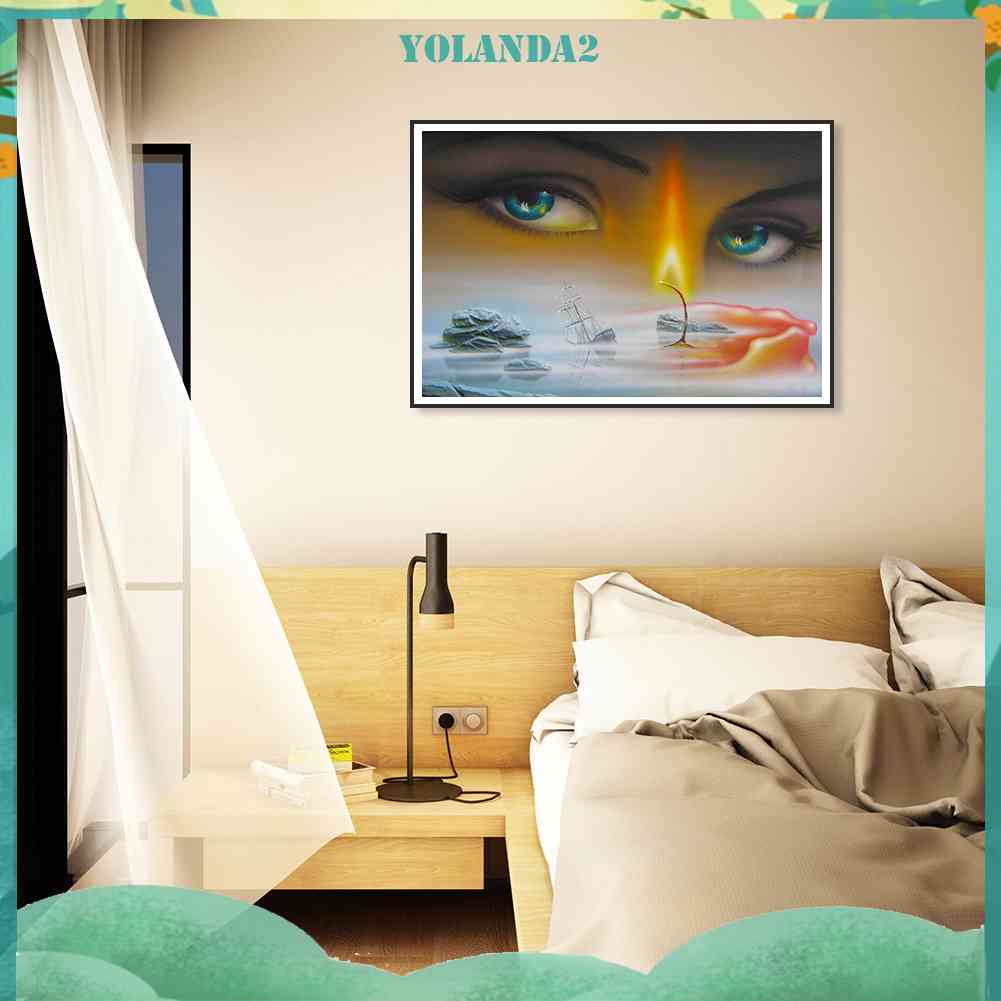 Tranh Đính Đá Kim Cương Toàn Bộ 5D DIY Hình Vẽ Nghệ Thuật Trang Trí Nhà Cửa