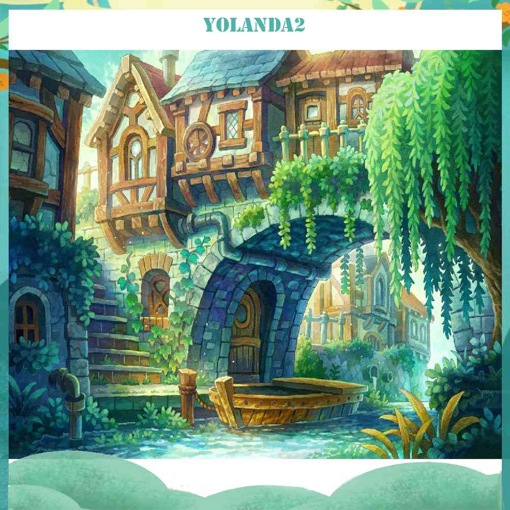 Bộ Tranh Đính Đá 5D Họa Tiết Thành Phố Trừu Tượng Độc Đáo DIY Dùng Trang Trí