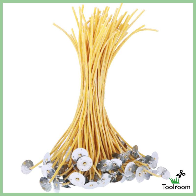 Bộ 50 Dây Bấc Làm Nến Sáp Ong 20cm DIY