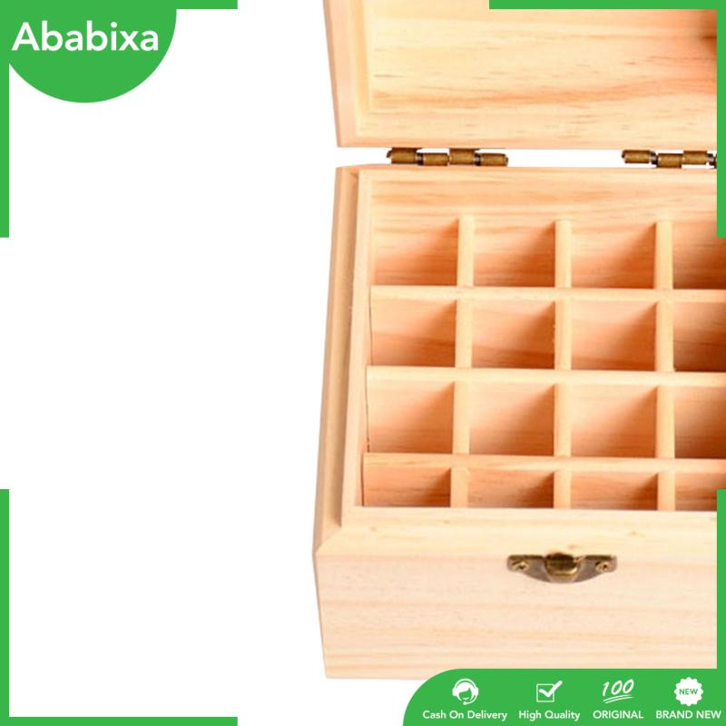 Giá Đỡ Lọ Tinh Dầu / Nước Hoa 16 Ngăn Bằng Gỗ Tiện Dụng Cho Gia Đình