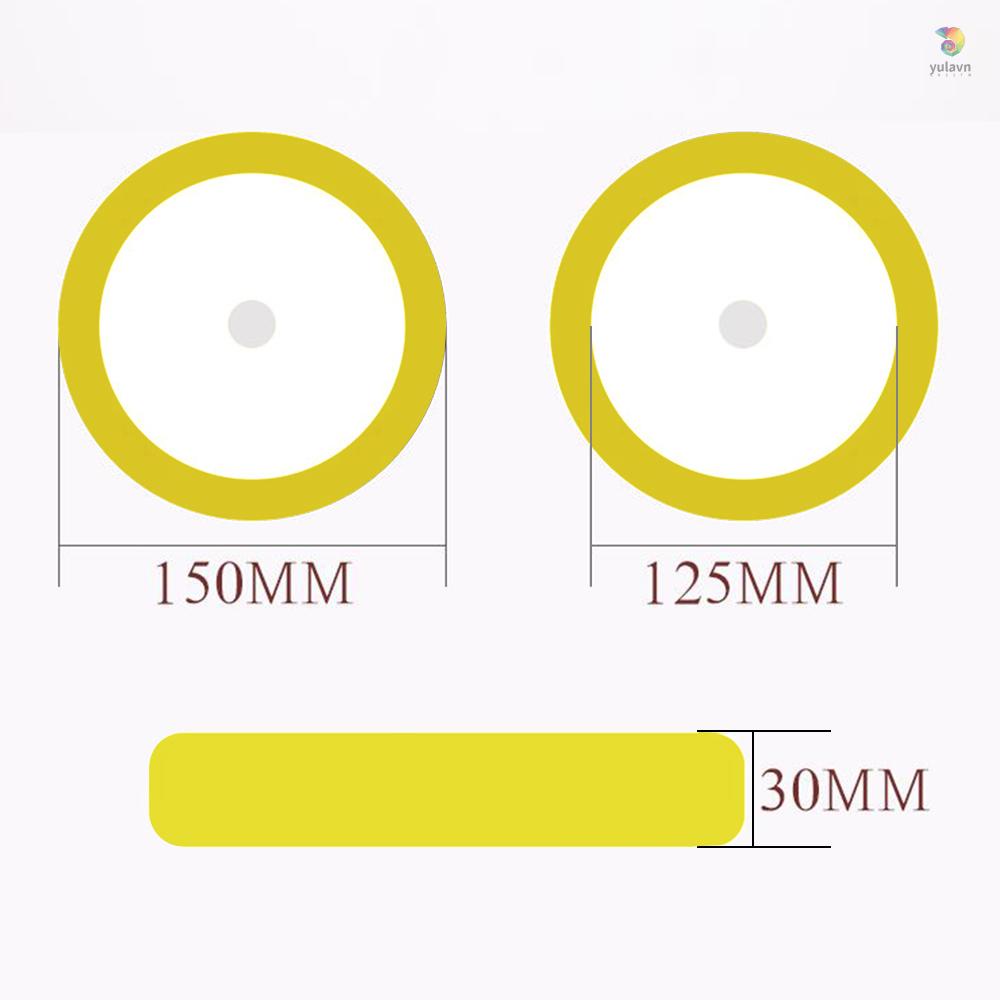 1 Miếng Mút Đánh Bóng Xe Hơi 6 Inches Chống Trầy Xước Tiện Dụng