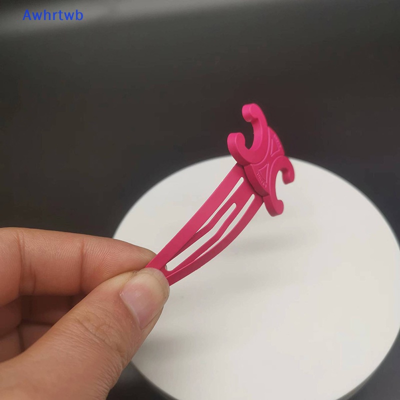 Kẹp Tóc Kim Loại Màu Vàng 8cm Phong Cách Hàn Quốc Cho Nữ Mới