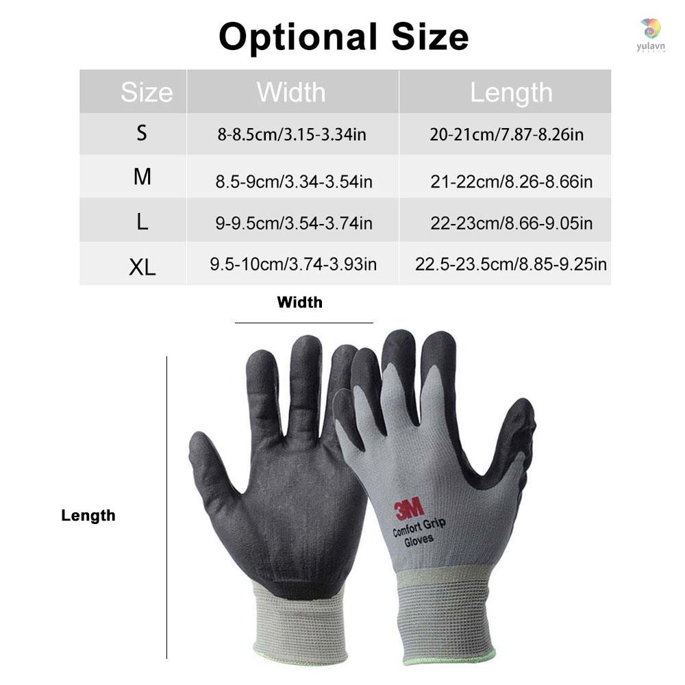 1 Cặp Găng Tay Cao Su Nitrile 3M Bảo Vệ Cắt Tỉa Bền Bỉ