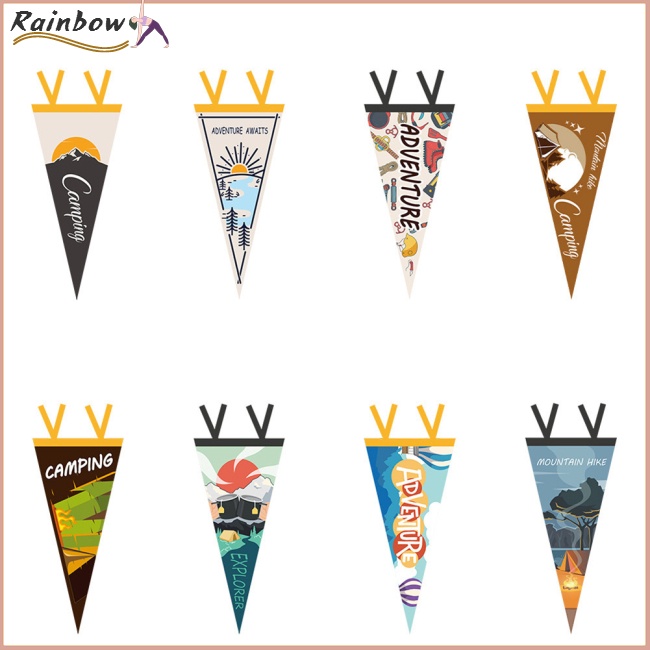 Cờ Mềm In Họa Tiết Nhiều Màu Sắc Gọn Nhẹ Tiện Dụng Mang Theo Cắm Trại