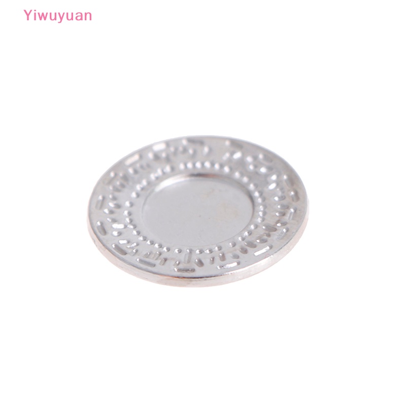 Bộ 10 Khay Trà / Cà Phê Bằng Kim Loại Màu Bạc Cho Nhà Bếp 1 / 12