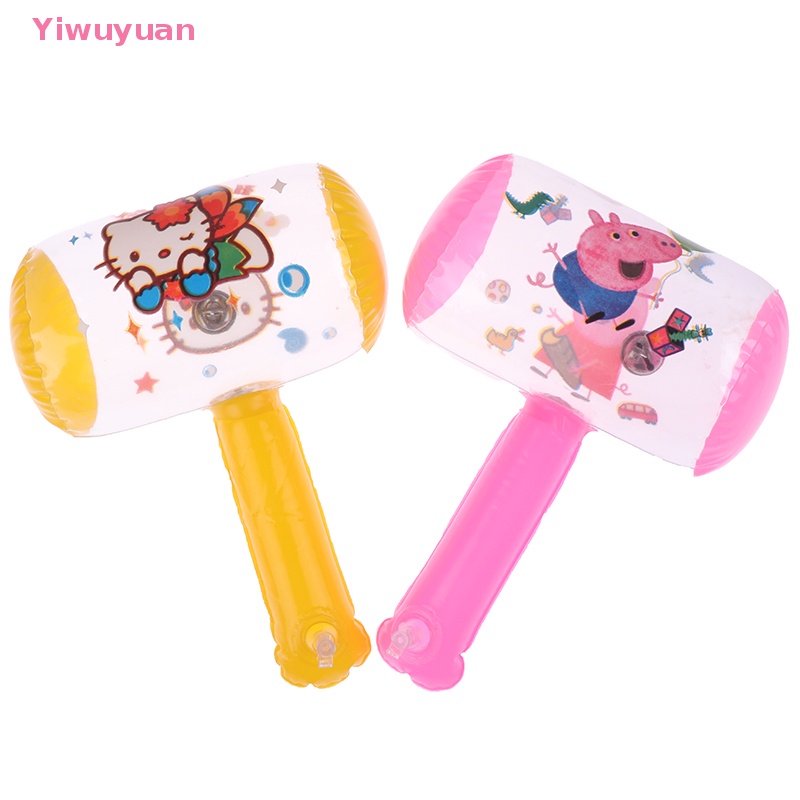< Yiwuyuan > Búa Bơm Hơi Hoạt Hình Có Chuông Đồ Chơi Màu Sắc Ngẫu Nhiên Mới Cho Trẻ Em