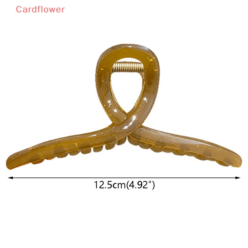 Kẹp Tóc Càng Cua Trong Suốt Cỡ Lớn Thời Trang Cho Nữ