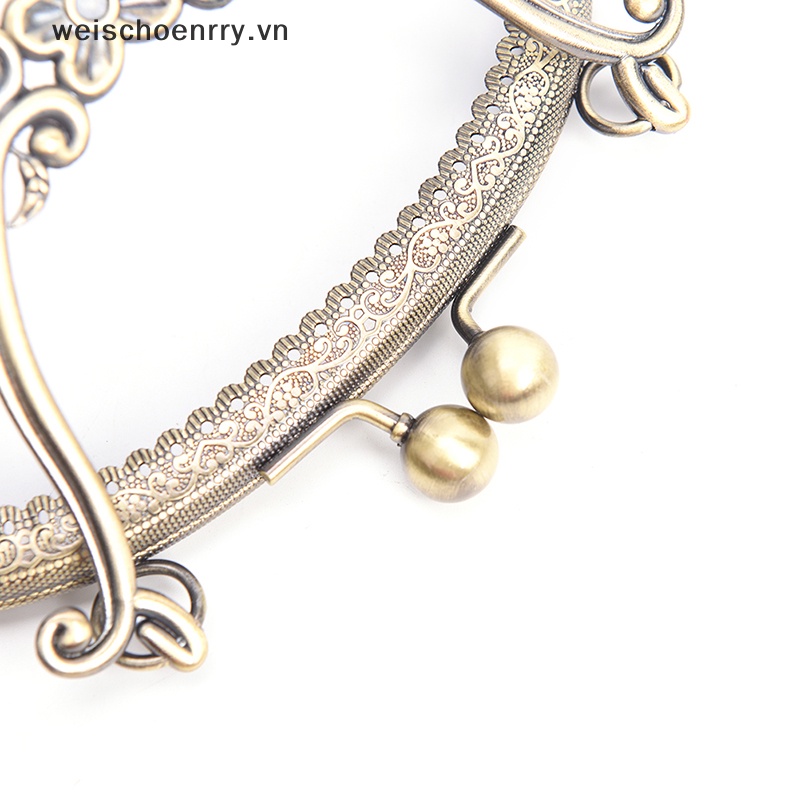 Khung Khóa Túi Xách Bằng Đồng Thau Cổ Điển 1X 16.5cm