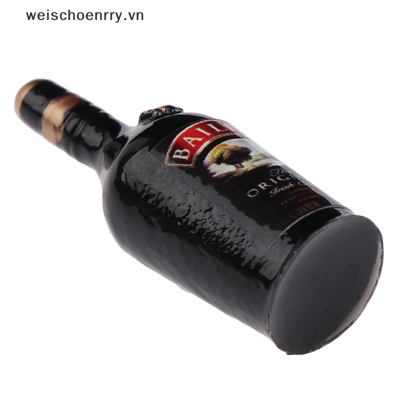 Set Chai Rượu Vang Tỉ Lệ 1 / 12 Dễ Thương Cho Nhà Búp Bê