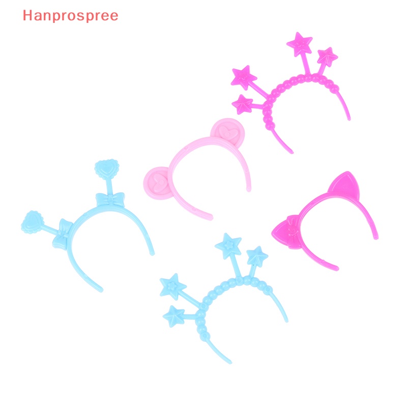 Set 5 Băng Đô Tai Thỏ / Mèo / Gấu 30cm Dành Cho Búp Bê Barbie