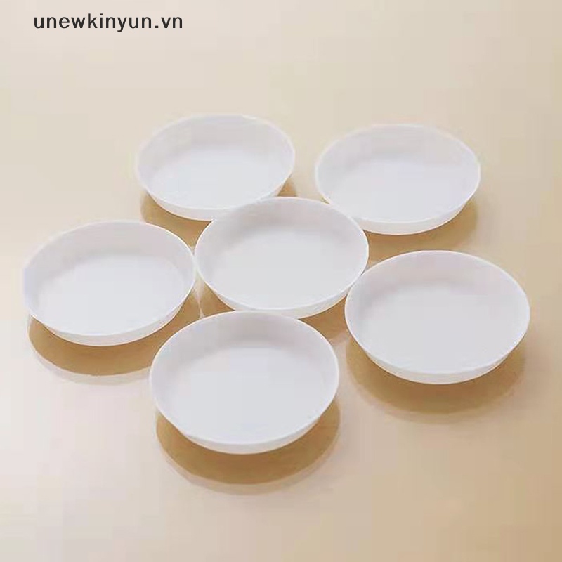 Set 10 Khay Nhựa Tròn Đựng Hạt Đá Thủ Công DIY