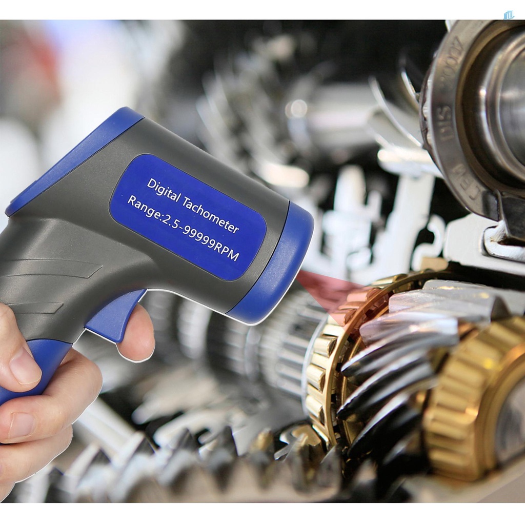 Đồng Hồ Đo Tốc Độ RPM Kỹ Thuật Số (s2mwvn) (2.5-9999Rpm Với Màn Hình LCD Hiển Thị