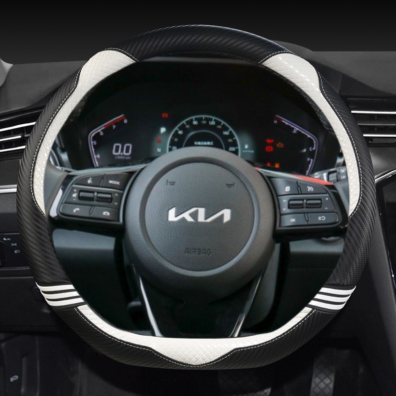 Bọc Vô Lăng Xe Hơi 38cm 15 "Bằng Da Chuyên Dụng Cho Kia Ceed Sportage Picanto Cerato Seltos Soul Rio 3 4 5 K3 K5 2022