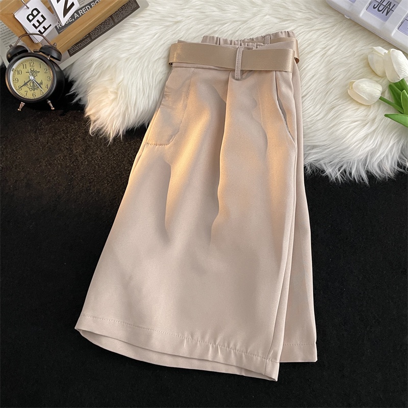 Quần Thể Thao Ống Rộng Co Giãn Màu Trơn Thời Trang Đường Phố Trẻ Trung Cho Nam