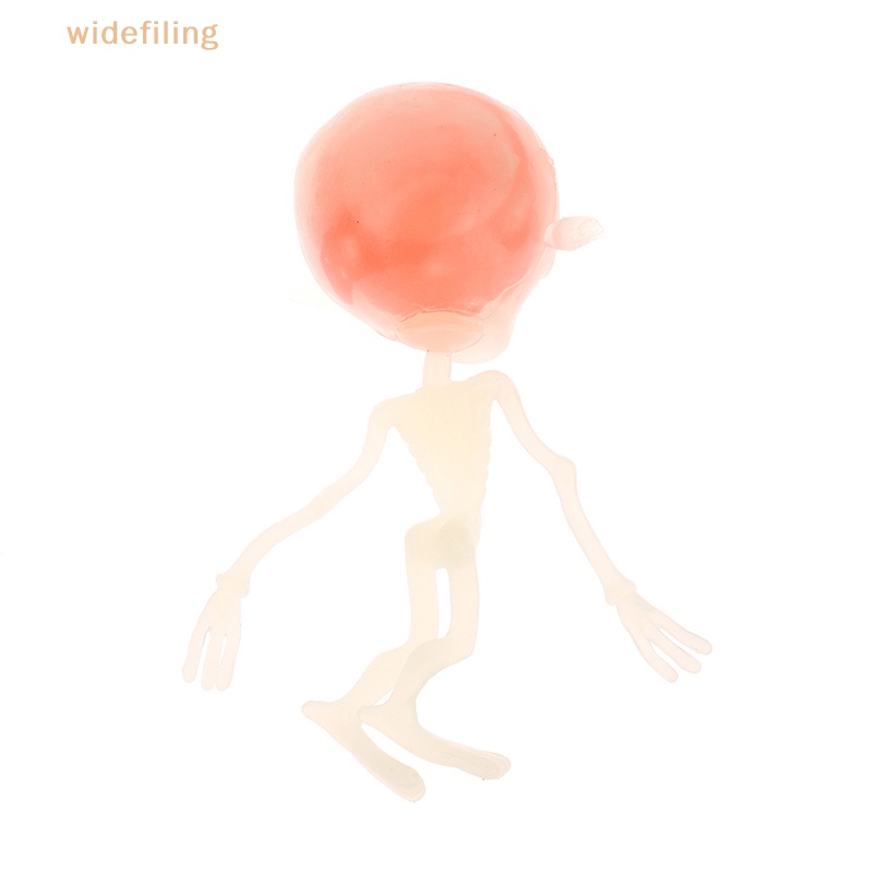 Đồ Chơi Bóp Hình Đầu Lâu Người Ngoài Hành Tinh Phong Cách Gothic Cho Halloween