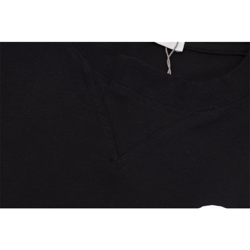 D88io &amp; - Áo Thun Tay Ngắn Dày Thêu Hoa Đường Phố Mới Nhất Thời Trang Đường Phố Cho Nam Và Nữ Cùng Phong Cáchkdyrfd