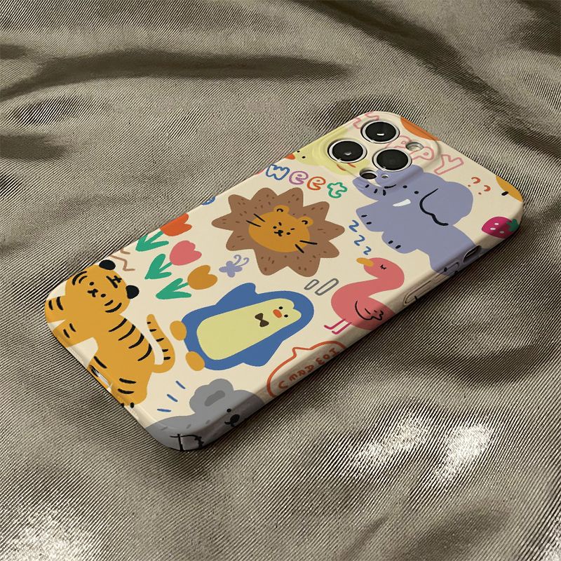 Ốp Điện Thoại Cứng Họa Tiết Sở Thú Hoạt Hình Dễ Thương Cho Iphone 1114 Pro Max 1312 78 1114 Pro