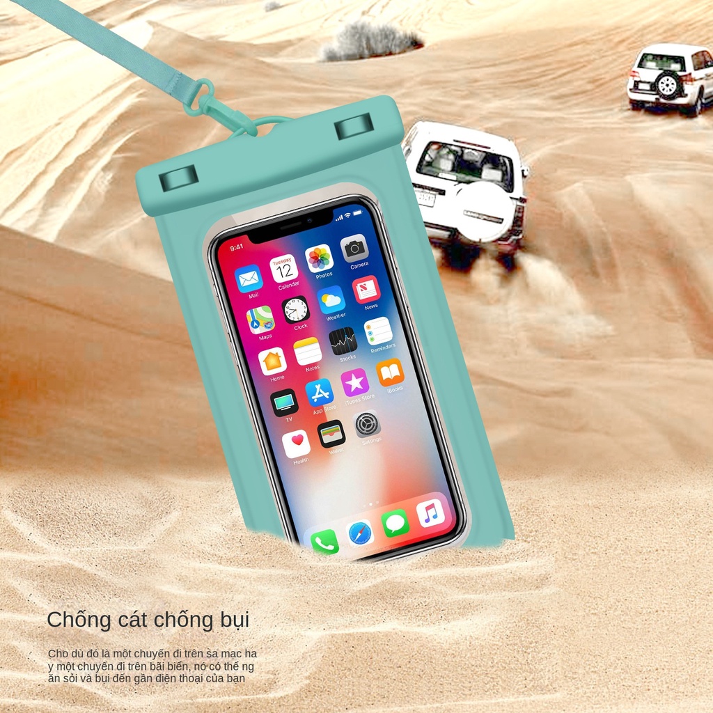 Túi Đựng Điện Thoại Chống Thấm Nước Bằng PVC Tiện Dụng Khi Đi Bơi