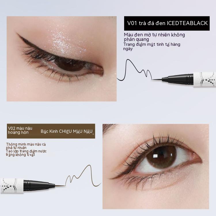 Bút Kẻ Mắt DEZONE Đầu Siêu Mảnh Dưỡng Ẩm Phong Cách Hàn Quốc