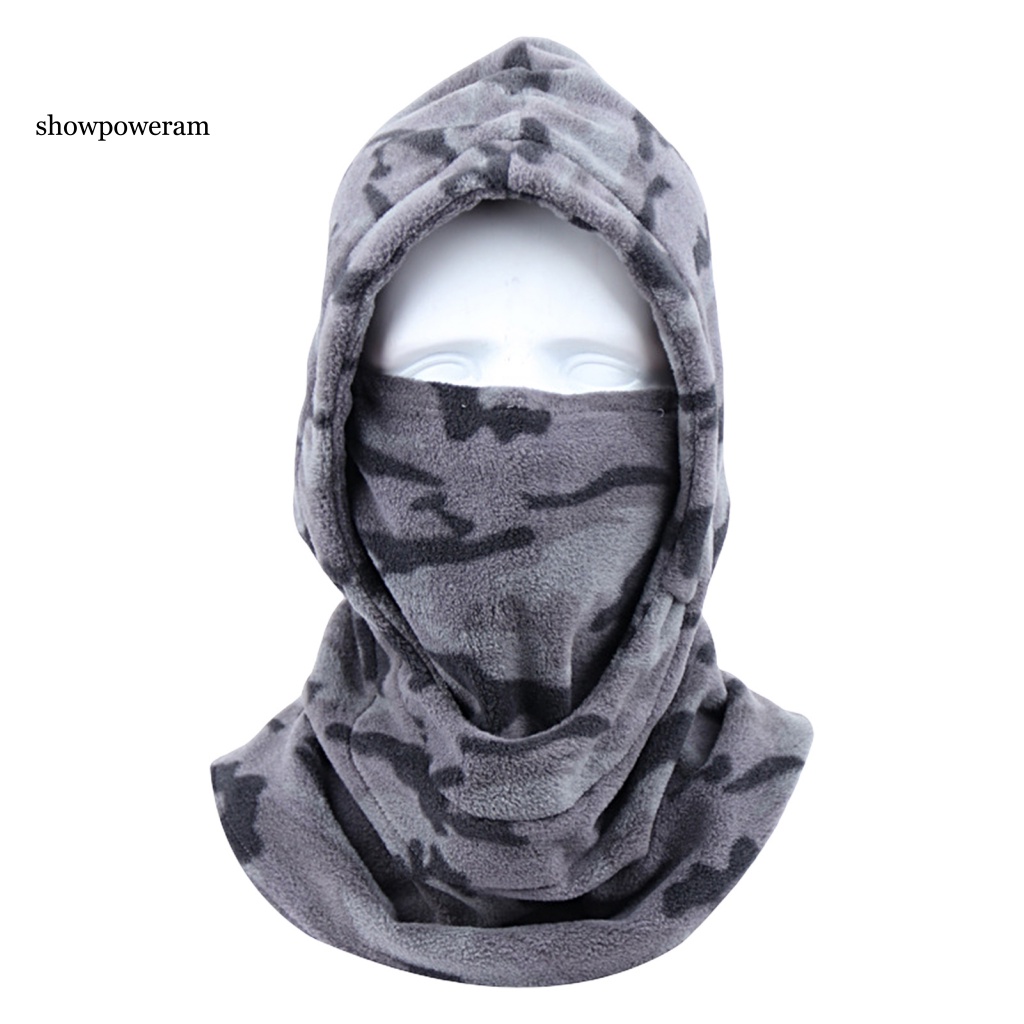 Mũ Giữ Nhiệt Che Phủ Mặt Chống Lạnh Bằng Vải Lông Cho Hoạt Động Ngoài Trời