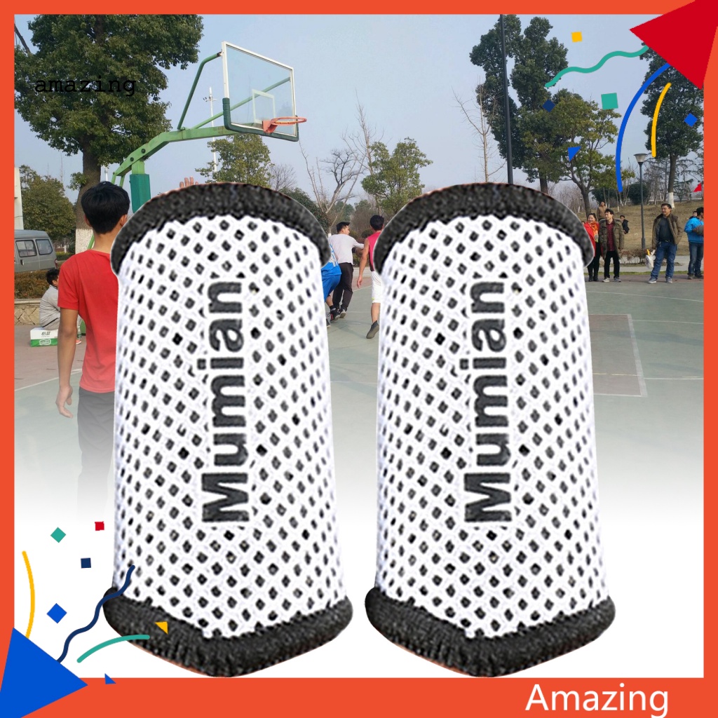 1 Cặp Băng Đeo Ngón Tay Co Giãn Chống Trượt Hỗ Trợ Chơi Bóng Rổ