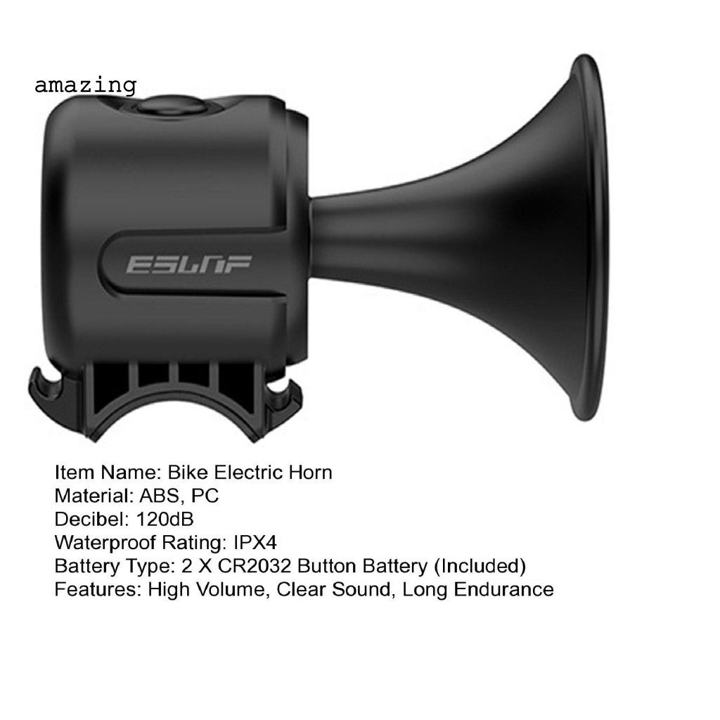 Còi Xe Đạp Điện Chống Ăn Mòn Sử Dụng Pin Dài Tiện Lợi