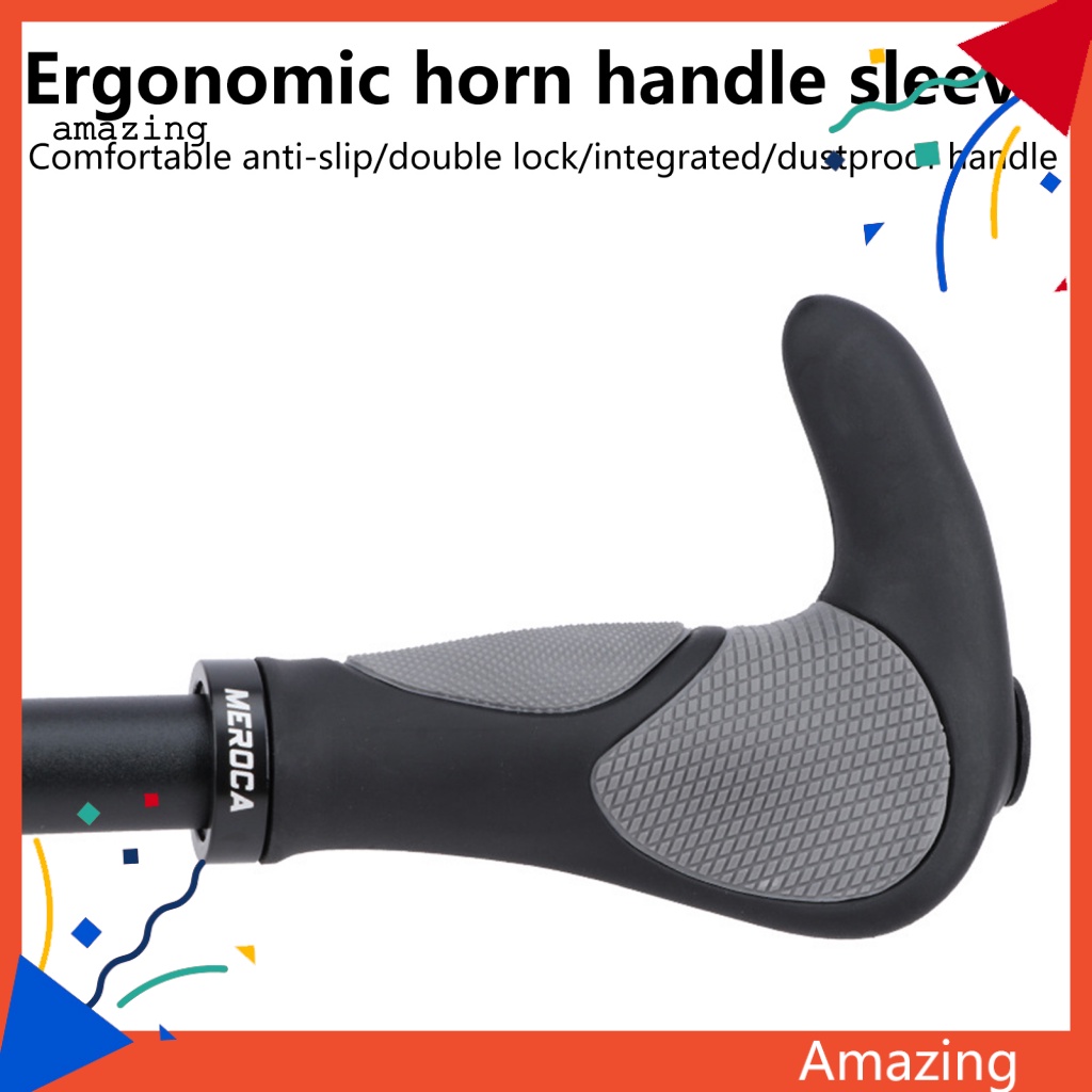 1 Cặp Vỏ Bọc Tay Lái Xe Đạp Leo Núi Bằng Cao Su