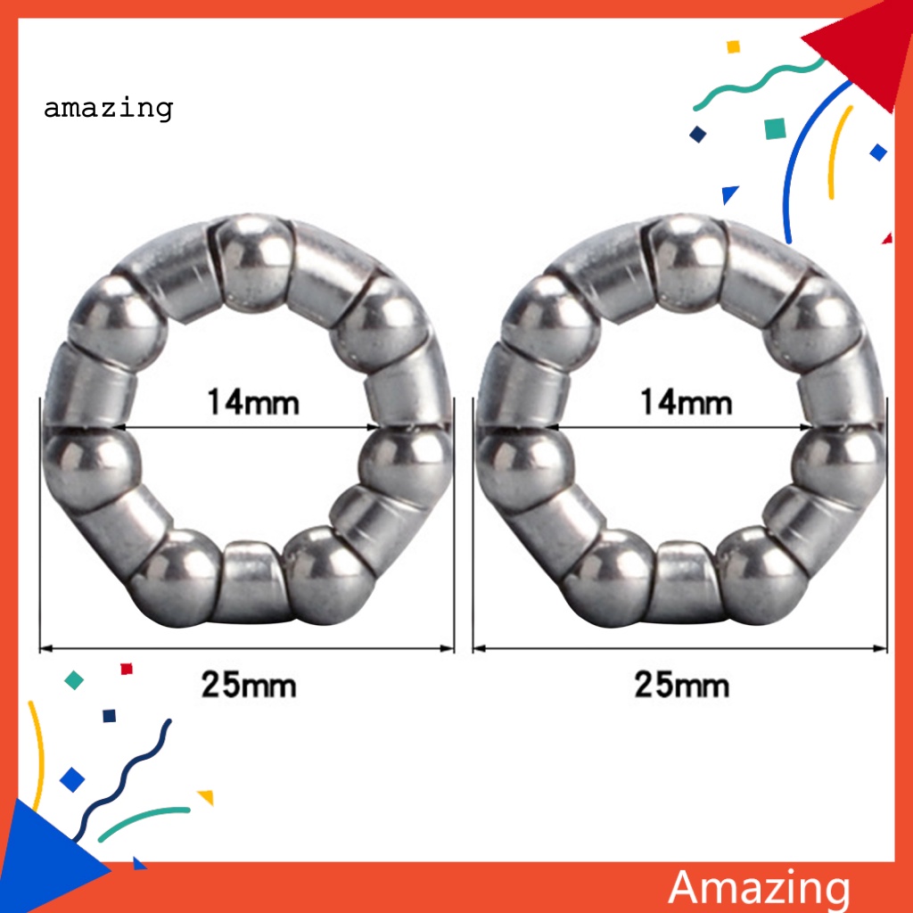 Bộ 2 Phụ Kiện Hạt Màu Bạc Gắn Phía Trước Xe Đạp Chắc Chắn Sturdy