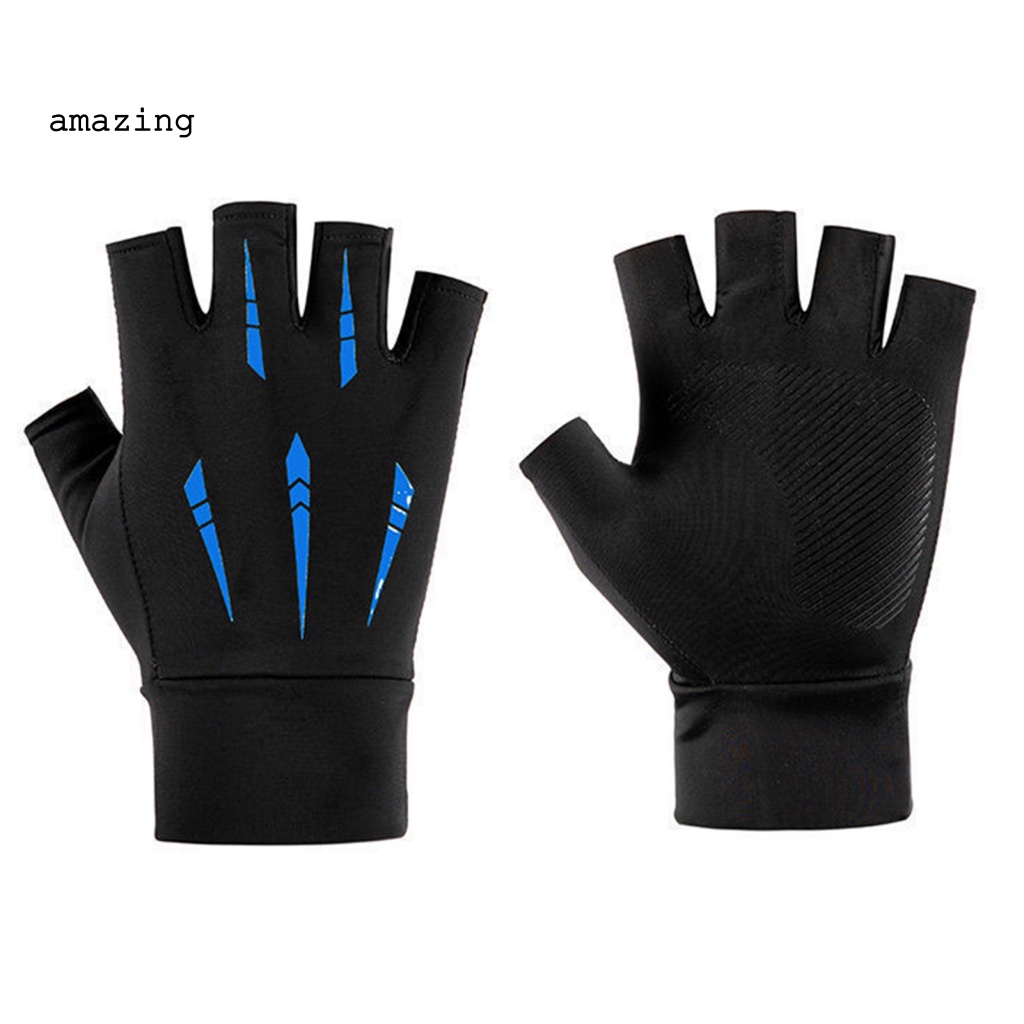 1 Đôi Găng Tay Nửa Ngón Chống Mồ Hôi Dùng Lái Xe Đa Năng